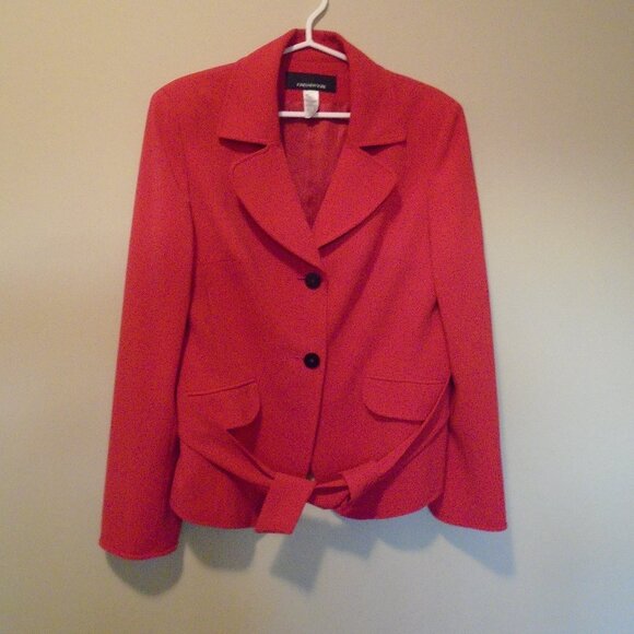 JONES NEW YORK WOMANS RED BLAZER SIZE 8 - Picture 1 of 3